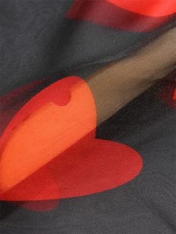 Mens Heart Print See Through Long Sleeve Shirt -Incerun Shop ab1ad2c2 9e52 4005 8544 7ea03d75187a