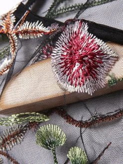 Men's Mesh Patchwork Floral Long-sleeved Blazer -Incerun Shop ac117b09 9b70 4868 b593 b4768eef7475