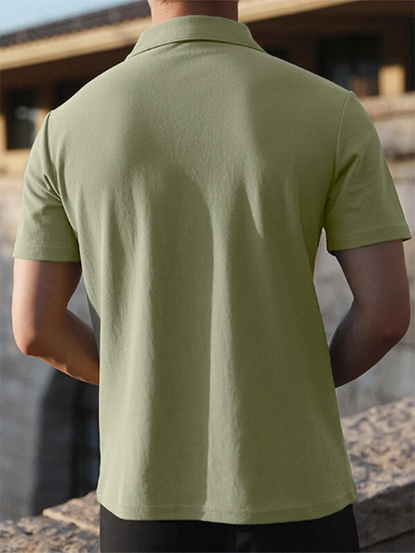 Mens Slim Short Sleeve Shirt 6 Mens Slim Short Sleeve Shirt - Image 5