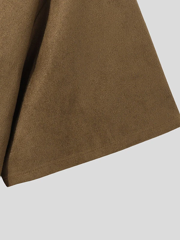 Mens Waist Wrap Pleated Crew Neck T-Shirt 10 Mens Waist Wrap Pleated Crew Neck T-Shirt - Image 8