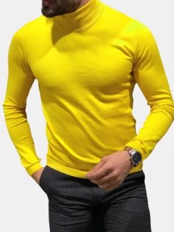 Mens High Neck Casual Long-sleeved Sweater 15 Mens High Neck Casual Long-sleeved Sweater -Incerun Shop af6fb848 a873 4fa0 b6f2 853cbb1e382d