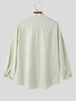 Mens Japan Striped Bowknot Long Sleeve Shirt 21 Mens Japan Striped Bowknot Long Sleeve Shirt -Incerun Shop af9a6f4d 8d9a 4db8 9220 3d330150598f