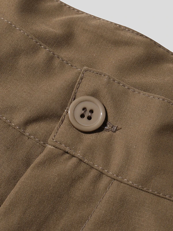 Mens Oval Waist Patch Loose Flared Pants 8 Mens Oval Waist Patch Loose Flared Pants - Image 6