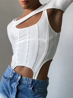 Mens Solid Cutout Tank T-shirt Two Pieces Outfits 12 Mens Solid Cutout Tank T-shirt Two Pieces Outfits -Incerun Shop b068f1a6 7f13 4a72 8100 bbc6ceb6e861