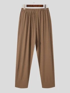 Mens Pleated Round Neck T-shirt Shorts Set -Incerun Shop b192a764 448a 4f2a b96b 59226904ec52