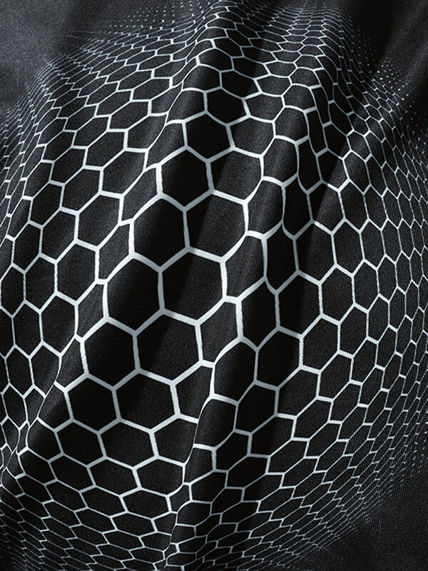 Mens Print Long Sleeve Half-collar T-shirt 8 Mens Print Long Sleeve Half-collar T-shirt - Image 6