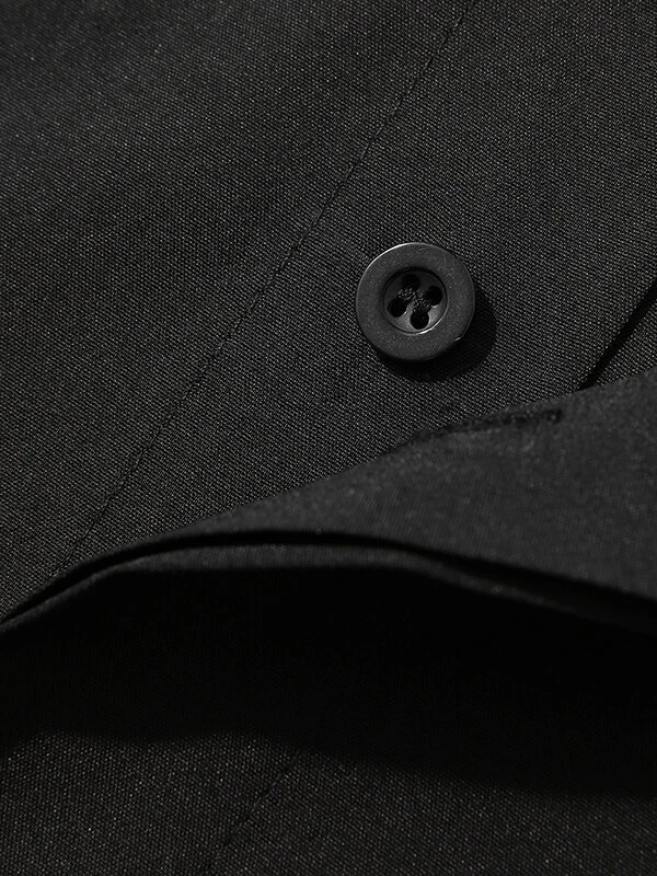 Mens Shoulder Ruffled Concealed Placket Casual Shirts 9 Mens Shoulder Ruffled Concealed Placket Casual Shirts - Image 7