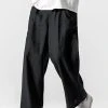 Mens Linen Straight Loose Wide-leg Pants