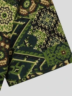 Mens Ethnic Totem Print Cotton Short Sleeve Henley Shirt -Incerun Shop b49af0ad a67f 4261 8cdb 4c496890ee37