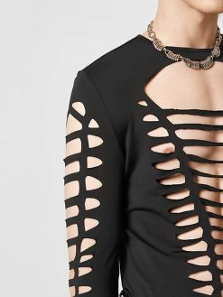 Mens Cutout Design Crew Neck Long Sleeve T-Shirt 14 Mens Cutout Design Crew Neck Long Sleeve T-Shirt -Incerun Shop b4ee6e1e 706a 408e 9795 af163f918b19