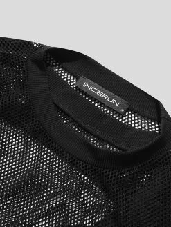 Mens Mesh Hollow Vests Long Sleeve Bodysuit Set -Incerun Shop b6bfcd3a 119a 4c96 bf9a b232951e73d5