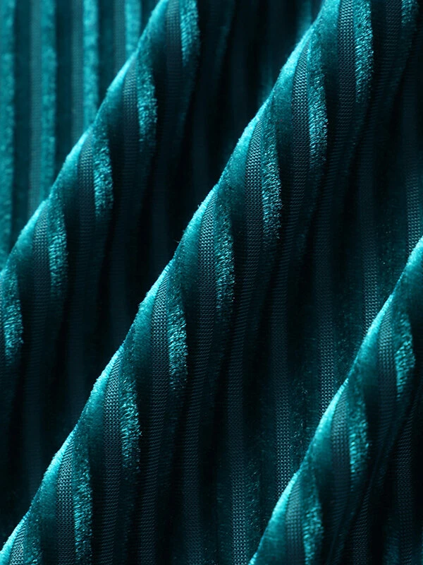 Mens Velvet Striped Round Neck Casual T-shirts 11 Mens Velvet Striped Round Neck Casual T-shirts - Image 9