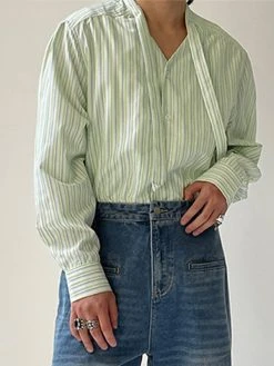 Mens Japan Striped Bowknot Long Sleeve Shirt 18 Mens Japan Striped Bowknot Long Sleeve Shirt -Incerun Shop b85471e1 732a 4f0d a9ad f514d994e3a2