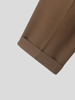 Mens High Waist Double Button Closure Pants -Incerun Shop b87edb47 a1f0 4a1f a58e 839062707004