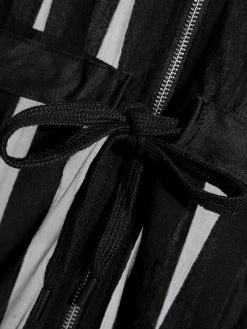 Mens Striped See Through Zip Front Sleeveless Jumpsuit -Incerun Shop b981b580 eb73 47f0 9e5c 7c94af2cc97f