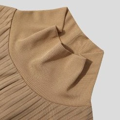 Mens Knitted Pit Stripe Split Turtleneck Cloak -Incerun Shop b9d1c19d caff 4505 95ae c3e3a93cc0b2