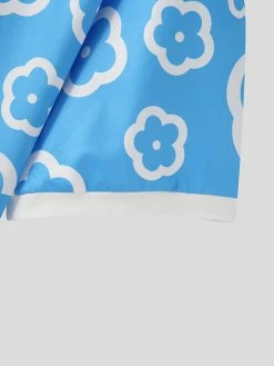 Mens Japan Flower Print Short Sleeve Shirt -Incerun Shop ba850d34 a0ec 40c4 a914 28c78ada3714