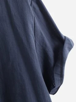 Mens Cotton Linen Thin & Breathable V-Neck Short Sleeve Henley Shirt -Incerun Shop bb066453 d15f 47c0 a428 0222b59b560b