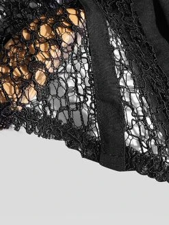 Mens Lace Patchwork Bow Tie Cropped Blazer -Incerun Shop bba3f249 4104 40c4 8a65 3bf1a7799d34