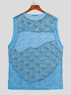 Mens Lace Hollow Out Color Block Vest 10 Mens Lace Hollow Out Color Block Vest -Incerun Shop bbd31284 d18b 48d1 aaf0 1b69cbed9696