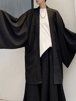 Men's Loose Retro Bat Sleeve Cardigan -Incerun Shop bcad092e 5c2e 4a23 ab12 c75022ea72a5