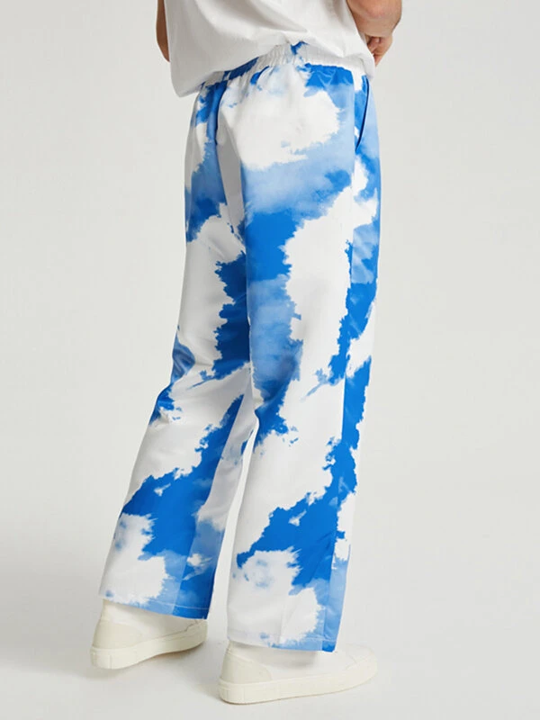 Mens Tie Dyed Zipper Design Pants 4 Mens Tie Dyed Zipper Design Pants - Image 2