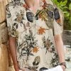 Mens Floral Print Short Sleeve Beach Shirts -Incerun Shop bd4aa9b5 efd5 42c1 9c44 a4091b1e2497
