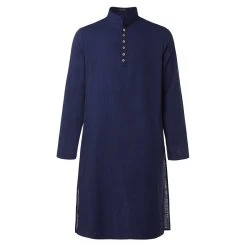 Mens Pathani Kurta Pajama Indian Long T-shirts Cotton Ethnic Suit Solid Autumn Long Sleeve Top -Incerun Shop bec70b1b f35a 46ff a189 cda360c4a6fc