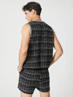 Men Casual Plaid 2 Piece Set -Incerun Shop c1a02ea7 a4d5 4021 a607 1e4c10488c7a