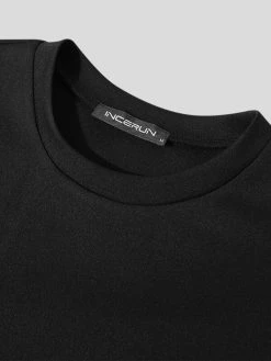 Mens Casual Solid Color Long-sleeved T-Shirts -Incerun Shop c2b8b125 5797 4381 991c beec137a1c35
