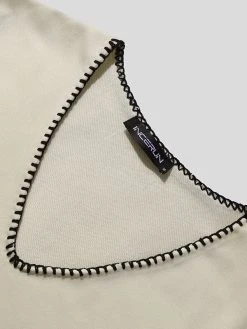 Mens V-Neck Sleeveless Tank Top -Incerun Shop c30eb150 f8b7 45bd b5fe bf71adc21977