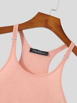 Mens Pinstripe Knit Cutout Vest 15 Mens Pinstripe Knit Cutout Vest -Incerun Shop c3d913fa 6eec 4018 9197 2f89db168f1e