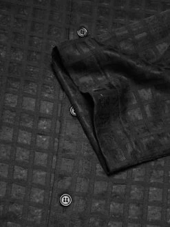 Mens Casual Mesh Check Long-sleeved Shirts -Incerun Shop c5398138 fb1f 491d b187 7523bcee5c5f