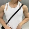 Men Hollow Cutout Shoulder Straps Solid Vest 1 Men Hollow Cutout Shoulder Straps Solid Vest -Incerun Shop c770fe65 34de 495c 9630 35e50f31a1d6