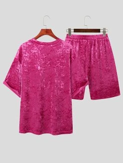 Men Velvet Pocket Jogger 2 Piece Set -Incerun Shop c7c095fc 3a30 4b53 ab06 552704d49625