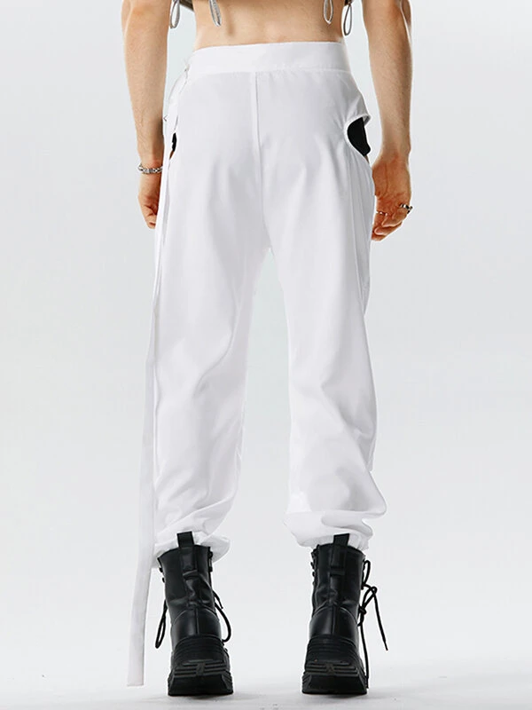 Mens Cutout Design Flap Pocket Cargo Pants 8 Mens Cutout Design Flap Pocket Cargo Pants - Image 6