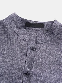 Men Soild Chinese Button V-neck Short Sleeve Henley Shirt 20 Men Soild Chinese Button V-neck Short Sleeve Henley Shirt -Incerun Shop ccc365a8 d3af 40dd 98e6 7c61ae24ae0a