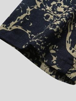 Mens Plant Print Stand Collar Shirt -Incerun Shop cd45c6ce 9c56 491d bace 4c8c47ddbf07