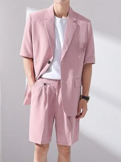 Mens Solid Casual Blazer Two Pieces Outfits 17 Mens Solid Casual Blazer Two Pieces Outfits -Incerun Shop cf53744a 9ec1 4618 85fe 810a006a5e70