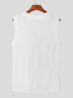 Men V-Neck Drawstring Lace Up Vest -Incerun Shop d1a04160 b1de 435c 99d7 97fb44446e0a