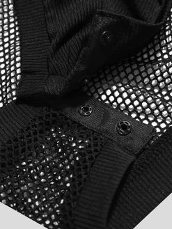 Mens Mesh Hollow Vests Long Sleeve Bodysuit Set -Incerun Shop d1abbcae c55d 41b3 9270 59908c79c935