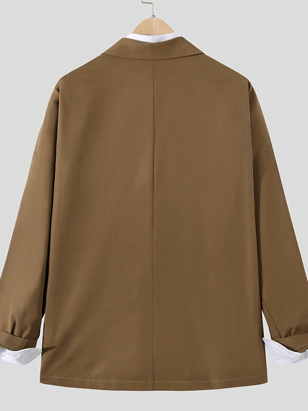 Mens Retro Patch Pocket Casual Blazer 7 Mens Retro Patch Pocket Casual Blazer - Image 5