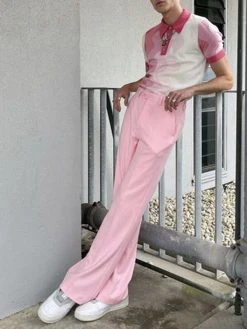 Mens Ombre Wave Striped Knit Short Sleeve Golf Shirt 16 Mens Ombre Wave Striped Knit Short Sleeve Golf Shirt -Incerun Shop d33e74ac 04b2 4deb 87bf 36c20a312696