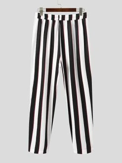 Mens Striped Short Sleeve Shirts Pants Set 20 Mens Striped Short Sleeve Shirts Pants Set -Incerun Shop d67dca9c e975 4c59 8565 a936abb80efa