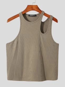 Mens Sexy Cutout Shoulder Sleeveless Vest 22 Mens Sexy Cutout Shoulder Sleeveless Vest -Incerun Shop d9835017 9bba 42a6 a32a a4033d141975
