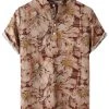 Mens Floral Cotton Linen Shirts 2 Mens Floral Cotton Linen Shirts -Incerun Shop da78c3a0 e990 4ffe 9fc9 48abda11881a