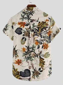 Mens Floral Print Short Sleeve Beach Shirts 12 Mens Floral Print Short Sleeve Beach Shirts -Incerun Shop da8b6e44 1d04 4ff3 b80c 2464e175cf67