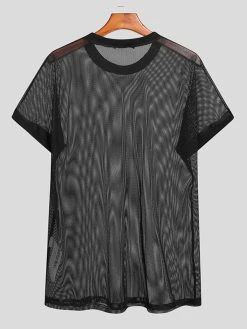 Men Casual Mesh Short Sleeve T-Shirt 10 Men Casual Mesh Short Sleeve T-Shirt -Incerun Shop dc14ce9d ba37 4a17 92e2 83f1932aeb82