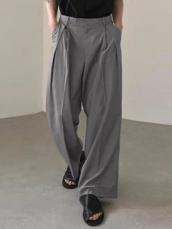Men Casual Loose Wide-leg Pants