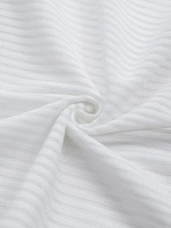 Mens Pleated Mesh Striped Long Sleeve T-Shirts -Incerun Shop de4002da 3b2e 421e a0a3 8df4ea54ca7a